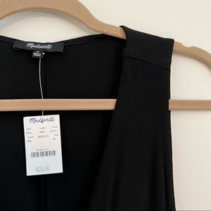 NWT Madewell button front sleeveless dress